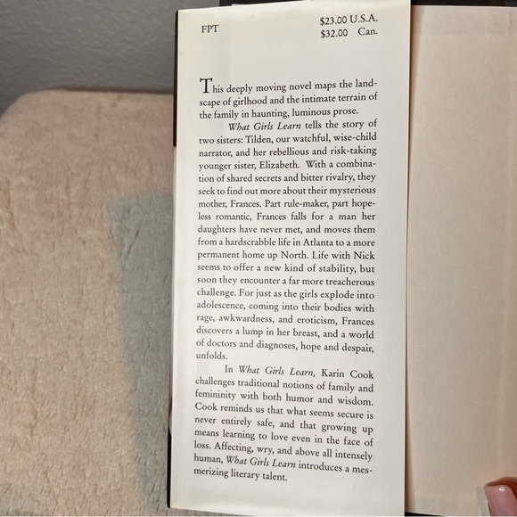 What Girls Learn : A Novel by Karin Cook (1997, Hardcover) - Picture 6 of 11